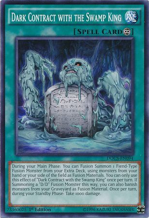 Dark Contract with the Swamp King DOCS EN094 Common 1st Edition Dark Contract with the Swamp King DOCS EN094 Common 1st Edition