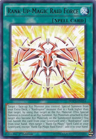 Rank Up Magic Raid Force DOCS EN054 Rare 1st Edition Dimension of Chaos 1st Edition Singles Rank Up Magic Raid Force DOCS EN054 Rare 1st Edition Dimension of Chaos 1st Edition Singles