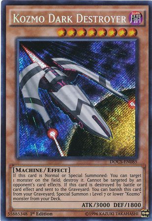 Kozmo Dark Destroyer DOCS EN085 Secret Rare 1st Edition Dimension of Chaos 1st Edition Singles Kozmo Dark Destroyer DOCS EN085 Secret Rare 1st Edition Dimension of Chaos 1st Edition Singles