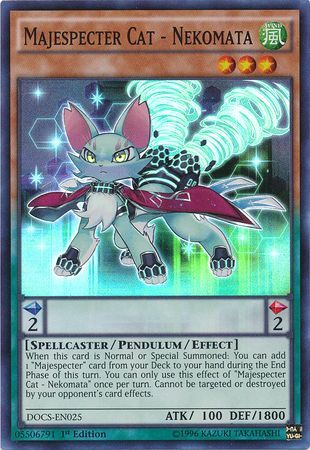 Majespecter Cat Nekomata DOCS EN025 Super Rare 1st Edition Majespecter Cat Nekomata DOCS EN025 Super Rare 1st Edition