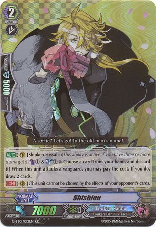 Shishiou G TB01 012EN Double Rare RR Shishiou G TB01 012EN Double Rare RR