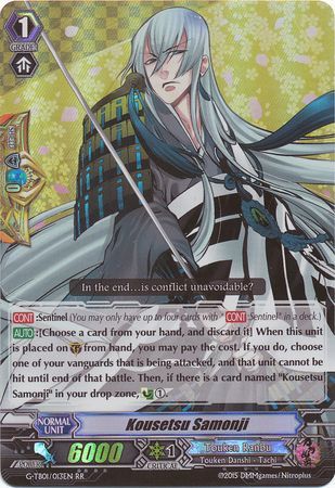 Kousetsu Samonji G TB01 013EN Double Rare RR Kousetsu Samonji G TB01 013EN Double Rare RR
