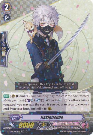 Nakigitsune G TB01 017EN Rare R Nakigitsune G TB01 017EN Rare R