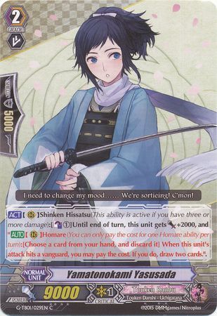 Yamatonokami Yasusada G TB01 029EN Common C Yamatonokami Yasusada G TB01 029EN Common C