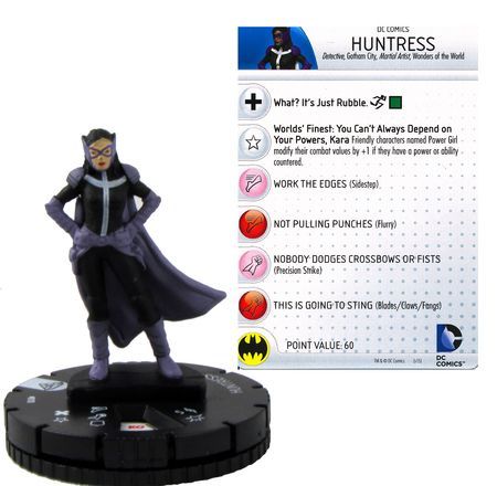 Huntress 010 Superman and Wonder Woman DC Heroclix DC HeroClix Superman and Wonder Woman Singles Huntress 010 Superman and Wonder Woman DC Heroclix DC HeroClix Superman and Wonder Woman Singles
