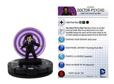 Doctor Psycho 039 Superman and Wonder Woman DC Heroclix DC HeroClix Superman and Wonder Woman Singles Doctor Psycho 039 Superman and Wonder Woman DC Heroclix DC HeroClix Superman and Wonder Woman Singles