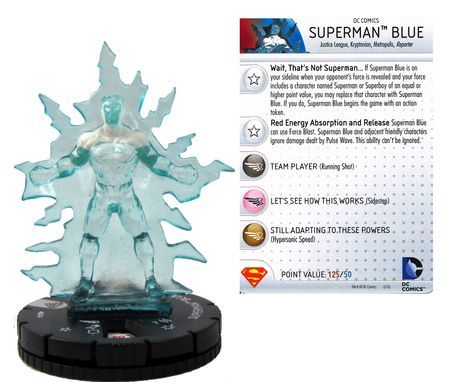 HeroClix DC Superman Wonder Woman Details about   Superman Blue #041a Rare