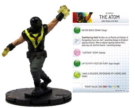 The Atom G001 Superman and Wonder Woman DC Heroclix The Atom G001 Superman and Wonder Woman DC Heroclix