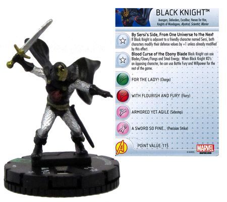 Black Knight 021 Age Of Ultron Marvel Heroclix Trollandtoad