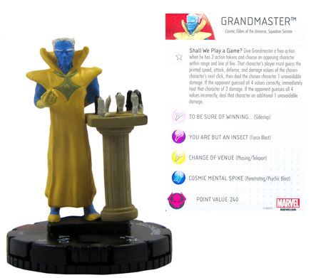 Grandmaster 101 Chase Rare Age of Ultron Marvel Heroclix Marvel Age of Ultron Grandmaster 101 Chase Rare Age of Ultron Marvel Heroclix Marvel Age of Ultron