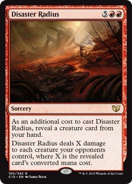 Disaster Radius 150 342 Commander 2015 Singles Disaster Radius 150 342 Commander 2015 Singles
