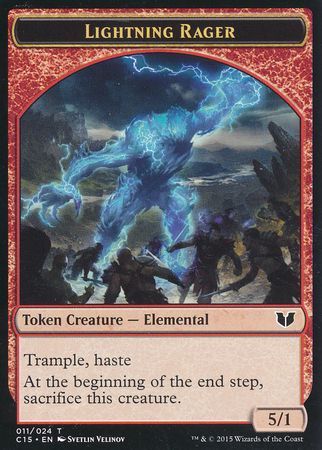 Lightning Rager Token 011 C15 Lightning Rager Token 011 C15