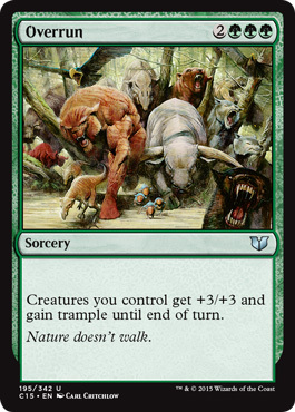 Overrun 195 342 Commander 2015 Singles Overrun 195 342 Commander 2015 Singles