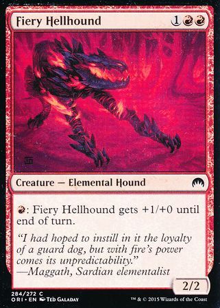 Fiery Hellhound 284 272 Magic Origins Singles Fiery Hellhound 284 272 Magic Origins Singles