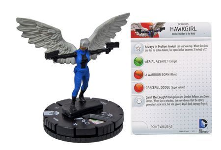 Hawkgirl 6 004 Superman and Wonder Woman Fast Forces DC Heroclix Hawkgirl 6 004 Superman and Wonder Woman Fast Forces DC Heroclix