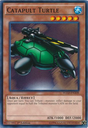 Catapult Turtle YGLD ENA08 Common 1st Edition Yugi s Exodia Deck 1st Edition YGLD ENA Catapult Turtle YGLD ENA08 Common 1st Edition Yugi s Exodia Deck 1st Edition YGLD ENA