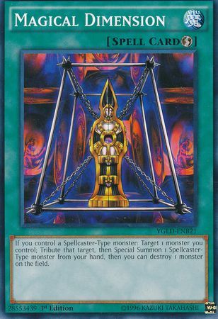 Magical Dimension YGLD ENB21 Common 1st Edition Yugi s Battle City Deck YGLD ENB Magical Dimension YGLD ENB21 Common 1st Edition Yugi s Battle City Deck YGLD ENB