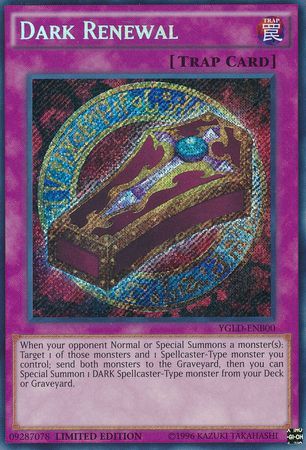 Dark Renewal YGLD ENB00 Secret Rare Limited Edition Dark Renewal YGLD ENB00 Secret Rare Limited Edition