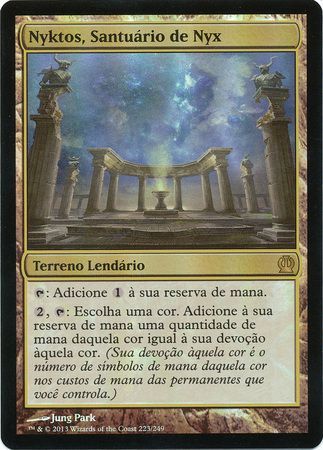 Portuguese Nykthos Shrine to Nyx Nyktos Santuario de Nyx Foil Theros Portuguese Singles Portuguese Nykthos Shrine to Nyx Nyktos Santuario de Nyx Foil Theros Portuguese Singles
