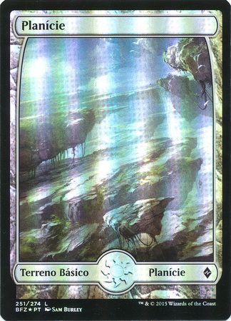 Portuguese Plains Plancie 251 Full Art Foil Portuguese Plains Plancie 251 Full Art Foil