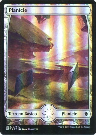 Portuguese Plains Plancie 252 Full Art Foil Portuguese Plains Plancie 252 Full Art Foil