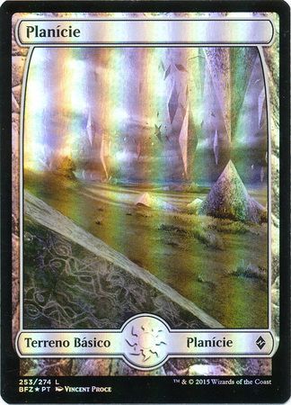 Portuguese Plains Plancie 253 Full Art Foil Portuguese Plains Plancie 253 Full Art Foil