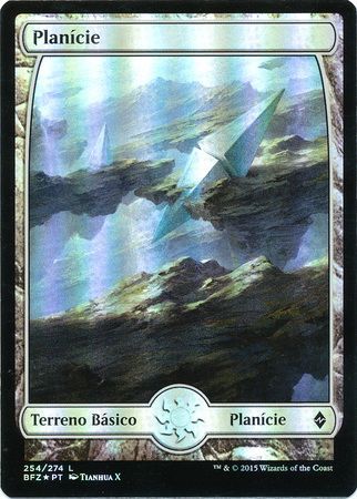 Portuguese Plains Plancie 254 Full Art Foil Portuguese Plains Plancie 254 Full Art Foil