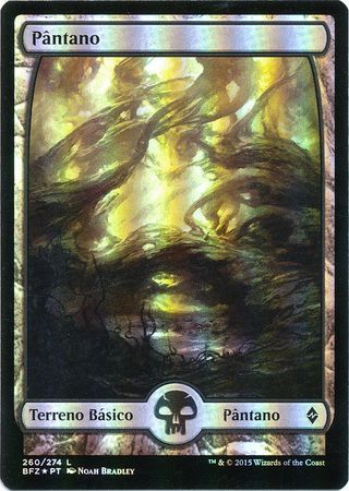 Portuguese Swamp Pantano 260 Full Art Foil Portuguese Swamp Pantano 260 Full Art Foil