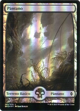 Portuguese Swamp Pantano 261 Full Art Foil Portuguese Swamp Pantano 261 Full Art Foil