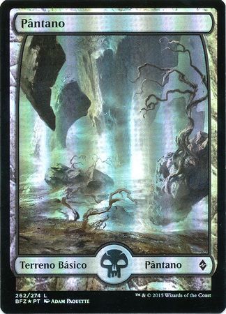 Portuguese Swamp Pantano 262 Full Art Foil Portuguese Swamp Pantano 262 Full Art Foil
