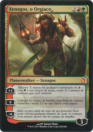 Portuguese Xenagos the Reveler Xenagos o Orgiaco Theros Portuguese Singles Portuguese Xenagos the Reveler Xenagos o Orgiaco Theros Portuguese Singles