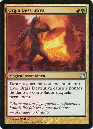 Portuguese Destructive Revelry Orgia Destrutiva Theros Portuguese Singles Portuguese Destructive Revelry Orgia Destrutiva Theros Portuguese Singles