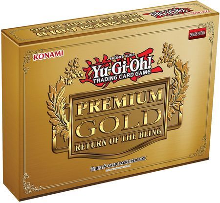 Premium Gold Return of the Bling Unlimited Box of 3 Mini Packs Yugioh Yu Gi Oh Sealed Product Premium Gold Return of the Bling Unlimited Box of 3 Mini Packs Yugioh Yu Gi Oh Sealed Product