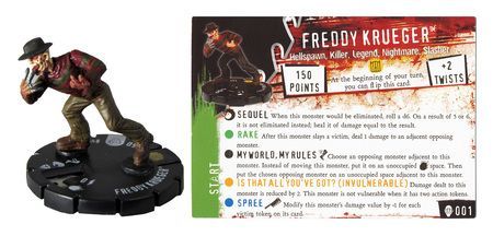 Freddy Krueger 001 Freddy vs Jason Action Pack HorrorClix HorrorClix Freddy vs Jason Action Pack Freddy Krueger 001 Freddy vs Jason Action Pack HorrorClix HorrorClix Freddy vs Jason Action Pack