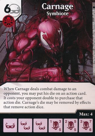 Carnage Symbiote 3 142 Common Carnage Symbiote 3 142 Common