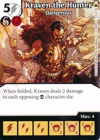 Kraven the Hunter Dangerous 59 142 Common Marvel Dice Masters The Amazing Spider Man Singles Kraven the Hunter Dangerous 59 142 Common Marvel Dice Masters The Amazing Spider Man Singles