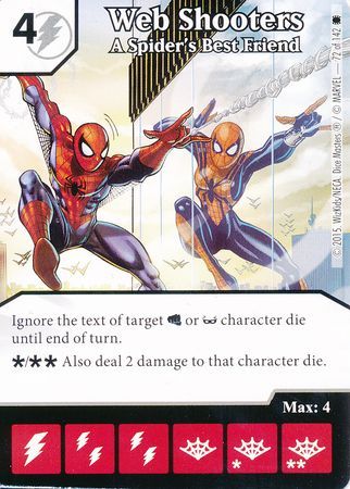 Web Shooters A Spider s Best Friend 72 142 Common Marvel Dice Masters The Amazing Spider Man Singles Web Shooters A Spider s Best Friend 72 142 Common Marvel Dice Masters The Amazing Spider Man Singles