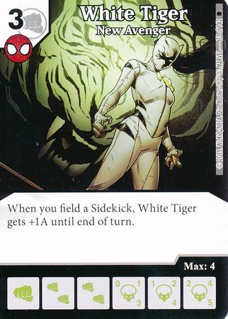 White Tiger New Avenger 73 142 Common White Tiger New Avenger 73 142 Common