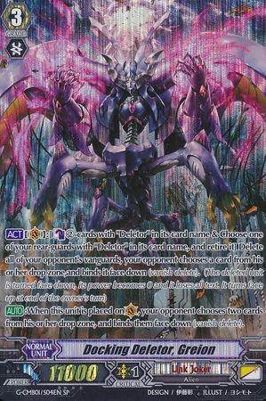 Docking Deletor Greion G CMB01 S04EN Special Parallel SP G Comic Booster 1 Vanguard Deletor Singles Docking Deletor Greion G CMB01 S04EN Special Parallel SP G Comic Booster 1 Vanguard Deletor Singles