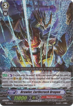 Brawler Earthcrack Dragon PR 0156EN Promo Cardfight Vanguard Promos Brawler Earthcrack Dragon PR 0156EN Promo Cardfight Vanguard Promos