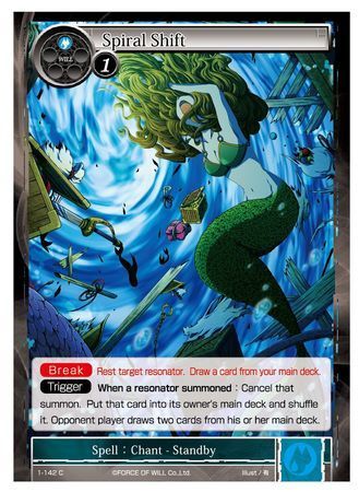 Spiral Shift 1 142 Common Force of Will Starter Deck Singles Spiral Shift 1 142 Common Force of Will Starter Deck Singles