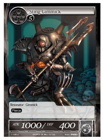 Sting Gimmick 1 195 Uncommon Force of Will Starter Deck Singles Sting Gimmick 1 195 Uncommon Force of Will Starter Deck Singles
