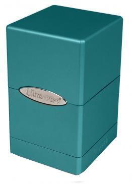 Ultra Pro Metallic Ocean Shimmer Satin Tower Deck Box UP84616 Deck Boxes Gaming Storage Ultra Pro Metallic Ocean Shimmer Satin Tower Deck Box UP84616 Deck Boxes Gaming Storage