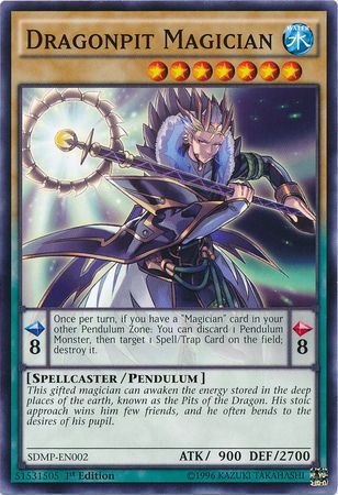 Dragonpit Magician SDMP EN002 Common 1st Edition Dragonpit Magician SDMP EN002 Common 1st Edition