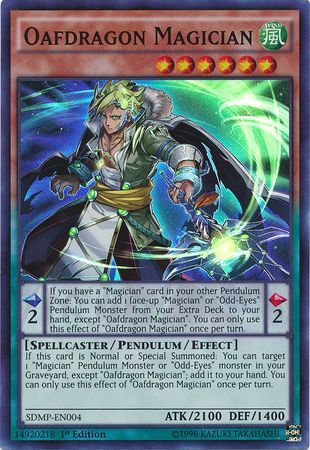 Oafdragon Magician SDMP EN004 Super Rare 1st Edition Oafdragon Magician SDMP EN004 Super Rare 1st Edition