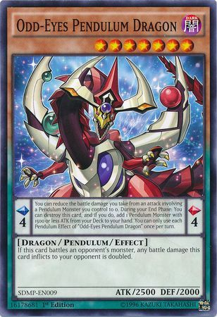 Odd Eyes Pendulum Dragon SDMP EN009 Common 1st Edition Structure Deck Master of Pendulum Singles Odd Eyes Pendulum Dragon SDMP EN009 Common 1st Edition Structure Deck Master of Pendulum Singles
