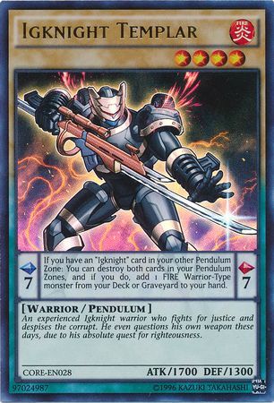 Igknight Templar CORE EN028 Ultra Rare Unlimited Igknight Templar CORE EN028 Ultra Rare Unlimited