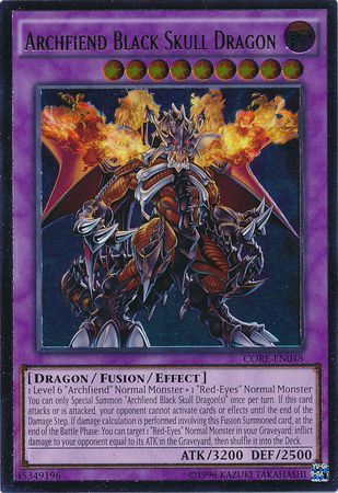 Archfiend Black Skull Dragon - Yugioh | TrollAndToad