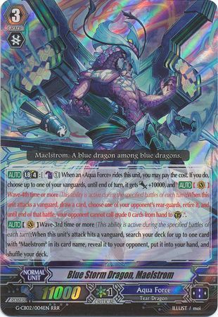 Blue Storm Dragon, Maelstrom - Long Tail | TrollAndToad