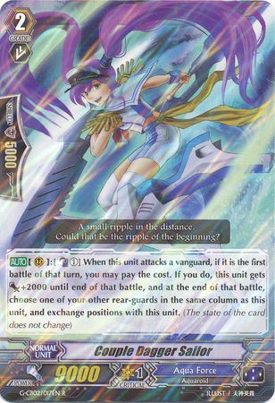 Couple Dagger Sailor G CB02 017EN Rare R Couple Dagger Sailor G CB02 017EN Rare R